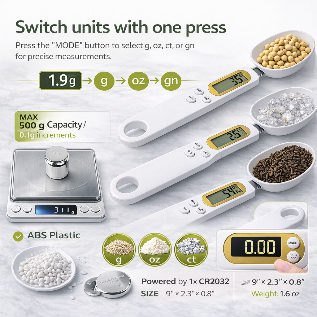 Digital LCD Spoon Scale