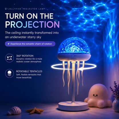 Jellyfish Ocean Wave Projector Lamp